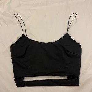 Fashion Nova Black Crop Top